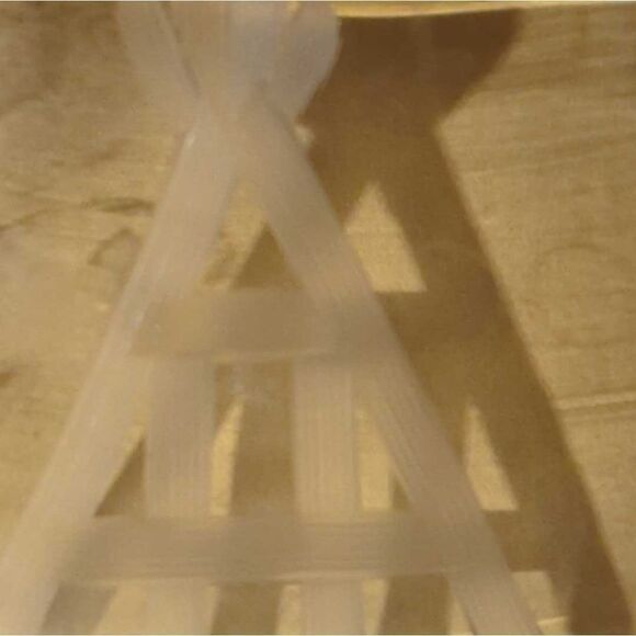 Vintage etched amber glass plate - Picture 9 of 10